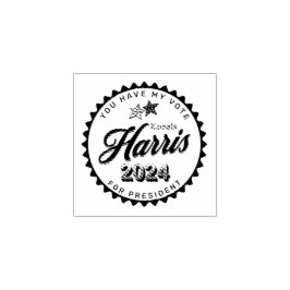 Kamala Harris 2024 | U heeft mijn stem Rubberstempel