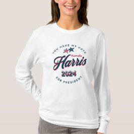 Kamala Harris 2024 | U heeft mijn stem T-shirt