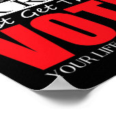 Kamala Harris 2024 Verkiezing Anti Trump Poster (Hoek)