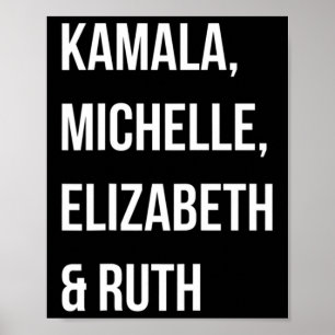 Kamala Harris 2024 Verkiezing Anti Trump Poster