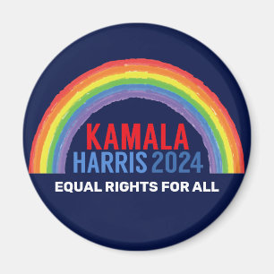 Kamala Harris 2024 Verkiezing Rainbow LGBTQ Magneet