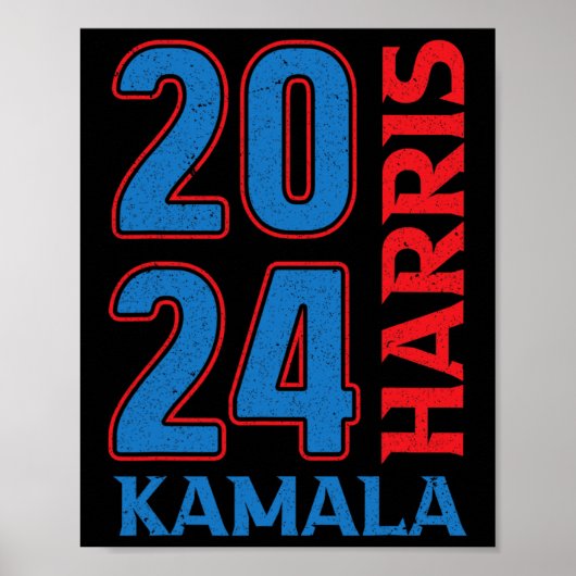 Kamala Harris 2024 Verkiezingen 2024 Poster (Voorkant)