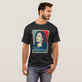 Kamala Harris 2024 Verkiezingen Hope Poster T-shirt (Voorkant volledig)