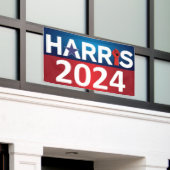 Kamala Harris 2024 - Verkiezingen in 2024 Spandoek (Buitenkant Gebouw)