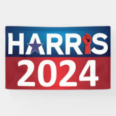 Kamala Harris 2024 - Verkiezingen in 2024 Spandoek (Horizontaal)