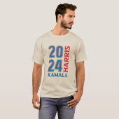 Kamala Harris 2024 Verkiezingsondersteuningsontwer T-shirt (Voorkant volledig)