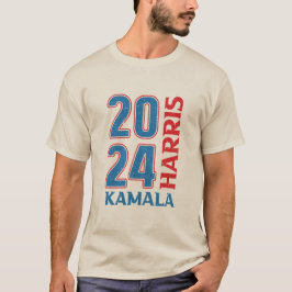 Kamala Harris 2024 Verkiezingsondersteuningsontwer T-shirt