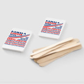 Kamala Harris 2024 Verkiezingsplatform Democraten Handwaaier (Niet-gemonteerd)