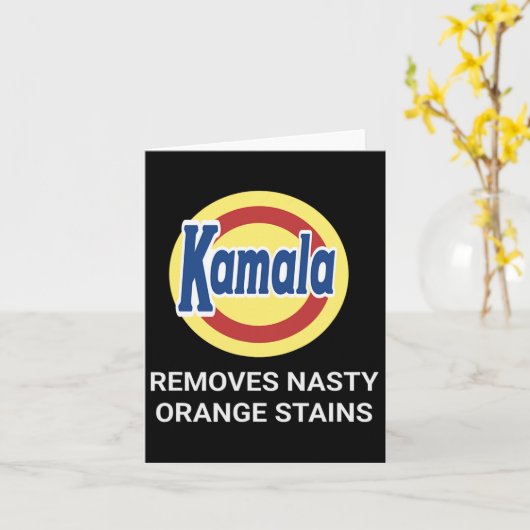 Kamala Harris 2024 verwijdert vervelende Oranje vl Kaart (Gele Bloem)