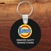 Kamala Harris 2024 verwijdert vervelende Oranje vl Sleutelhanger (Voorkant)