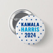 Kamala Harris 2024 voor de Button van Presidenten (Voorkant /achterkant)