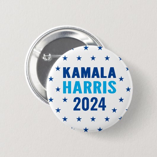 Kamala Harris 2024 voor de Button van Presidenten (Voorkant /achterkant)