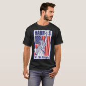 Kamala Harris 2024 - Voor het volk T-shirt (Voorkant volledig)