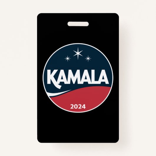  Kamala Harris 2024 voor President Badge (Voorkant)