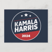 Kamala Harris 2024 voor President Briefkaart (Voorkant)