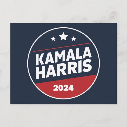 Kamala Harris 2024 voor President Briefkaart (Voorkant)