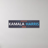 Kamala Harris 2024 voor President Canvas Afdruk (Voorkant)