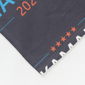 Kamala Harris 2024 voor President Fleece Deken (Hoek)