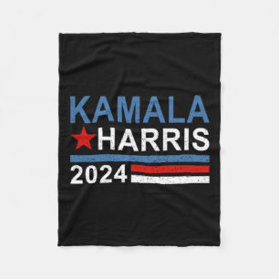 Kamala Harris 2024 voor President Fleece Deken