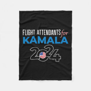Kamala Harris 2024 voor President Fleece Deken