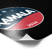  Kamala Harris 2024 voor President Foto Afdruk (Hoek)