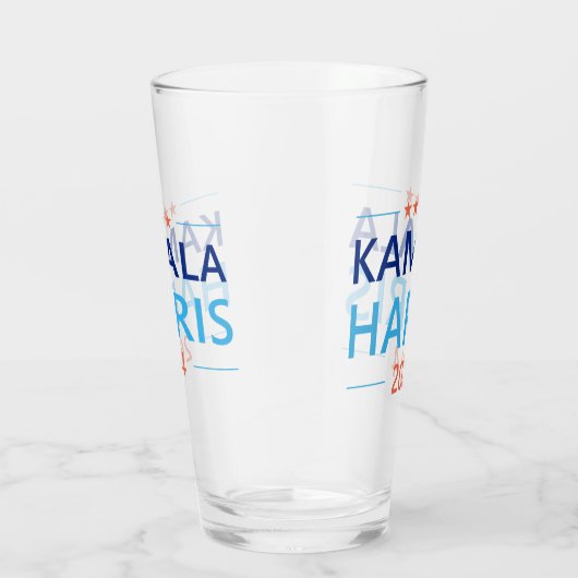 Kamala Harris 2024 voor President Glas (Rechts)