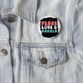 Kamala Harris 2024 voor President Groovy Button (In situ)