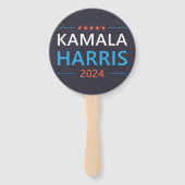 Kamala Harris 2024 voor President Handwaaier (Achterkant)