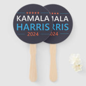 Kamala Harris 2024 voor President Handwaaier (Voorkant en achterkant)