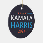 Kamala Harris 2024 voor President Keramisch Ornament (Rechts)