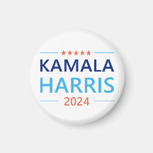 Kamala Harris 2024 voor President Knop