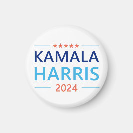 Kamala Harris 2024 voor President Knop Magneet