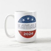 Kamala Harris 2024 voor President Koffiemok (Links)
