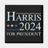Kamala Harris 2024 voor President Magneet (Voorkant)