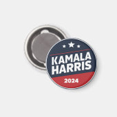 Kamala Harris 2024 voor President Magneet (Voorkant / Achterkant)