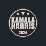 Kamala Harris 2024 voor President Magneet<br><div class="desc">Kamala Harris 2024 voor de Button van President</div>