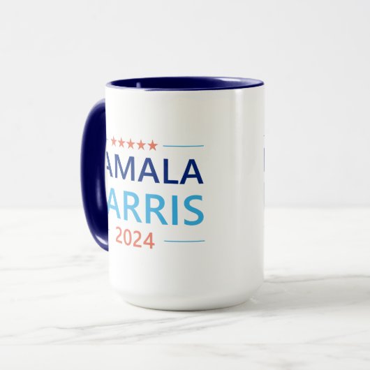 Kamala Harris 2024 voor President Mok (Voorkant links)