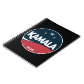  Kamala Harris 2024 voor President Notitieboek (Linkerzijde)