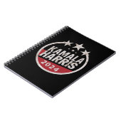 Kamala Harris 2024 voor President Notitieboek (Linkerzijde)