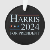Kamala Harris 2024 voor President Ornament (voorkant)