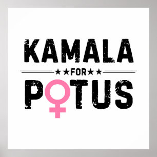 Kamala Harris 2024 voor President POTUS Poster