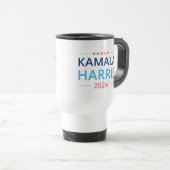 Kamala Harris 2024 voor President Reisbeker (Voorkant rechts)