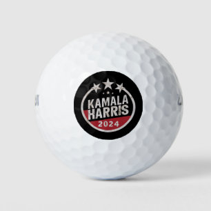 Kamala Harris 2024 Voor President Retro Verkiezing Golfballen