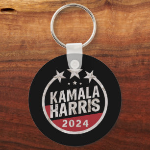 Kamala Harris 2024 Voor President Retro Verkiezing Sleutelhanger