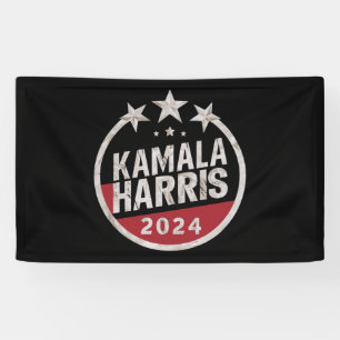 Kamala Harris 2024 Voor President Retro Verkiezing Spandoek