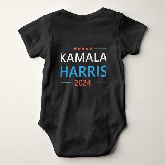 Kamala Harris 2024 voor President Romper (Achterkant)