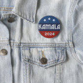 Kamala Harris 2024 voor President Ronde Button 5,7 Cm (In situ)