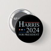 Kamala Harris 2024 voor President Ronde Button 5,7 Cm (Voorkant /achterkant)