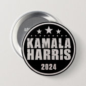 Kamala Harris 2024 voor President Ronde Button 7,6 Cm (Voorkant /achterkant)