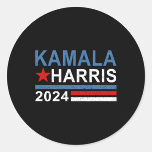Kamala Harris 2024 voor President Ronde Sticker